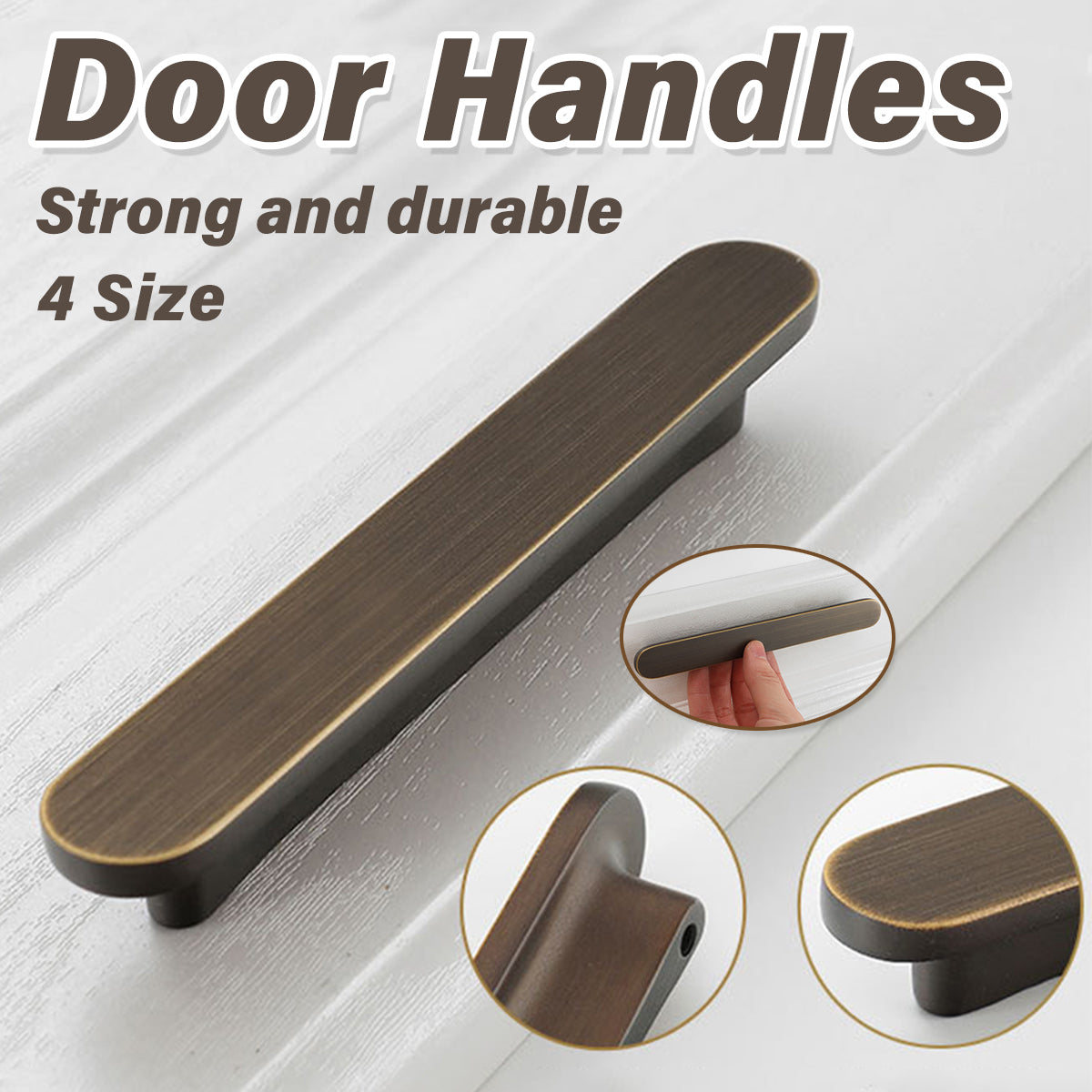 Oval Vintage Drawer Pull with Electroplated Finish