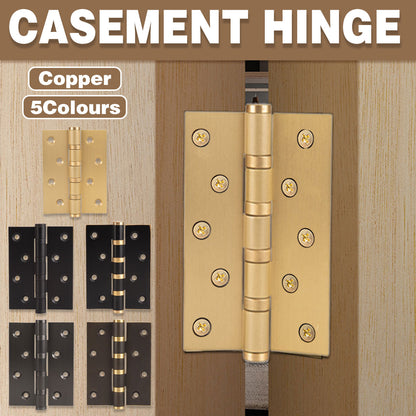 Flat 4 Inch Silent Bearing Stainless Steel Door Hinge