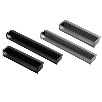 Recessed Cabinet Handle with Hidden Slot Pull