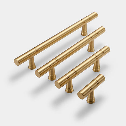 Gold Cabinet Handle with Brass Finish for Cabinets