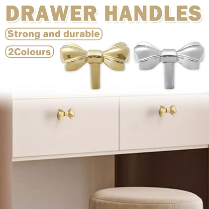 French Bow Brass Cabinet Handle with Two Colour Options