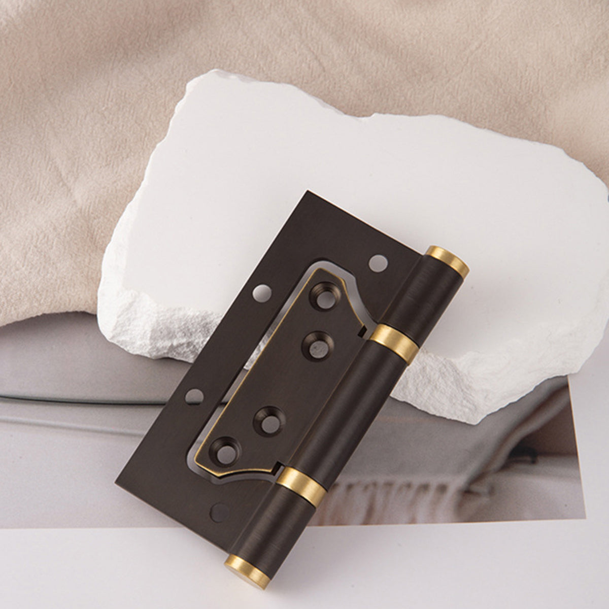 Brass Flush Door Hinges 3.5mm Thick - view 18