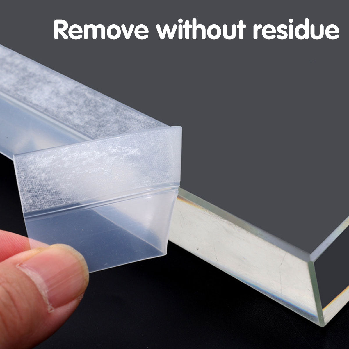 Transparent Self-Adhesive Silicone Door Seal Strip
