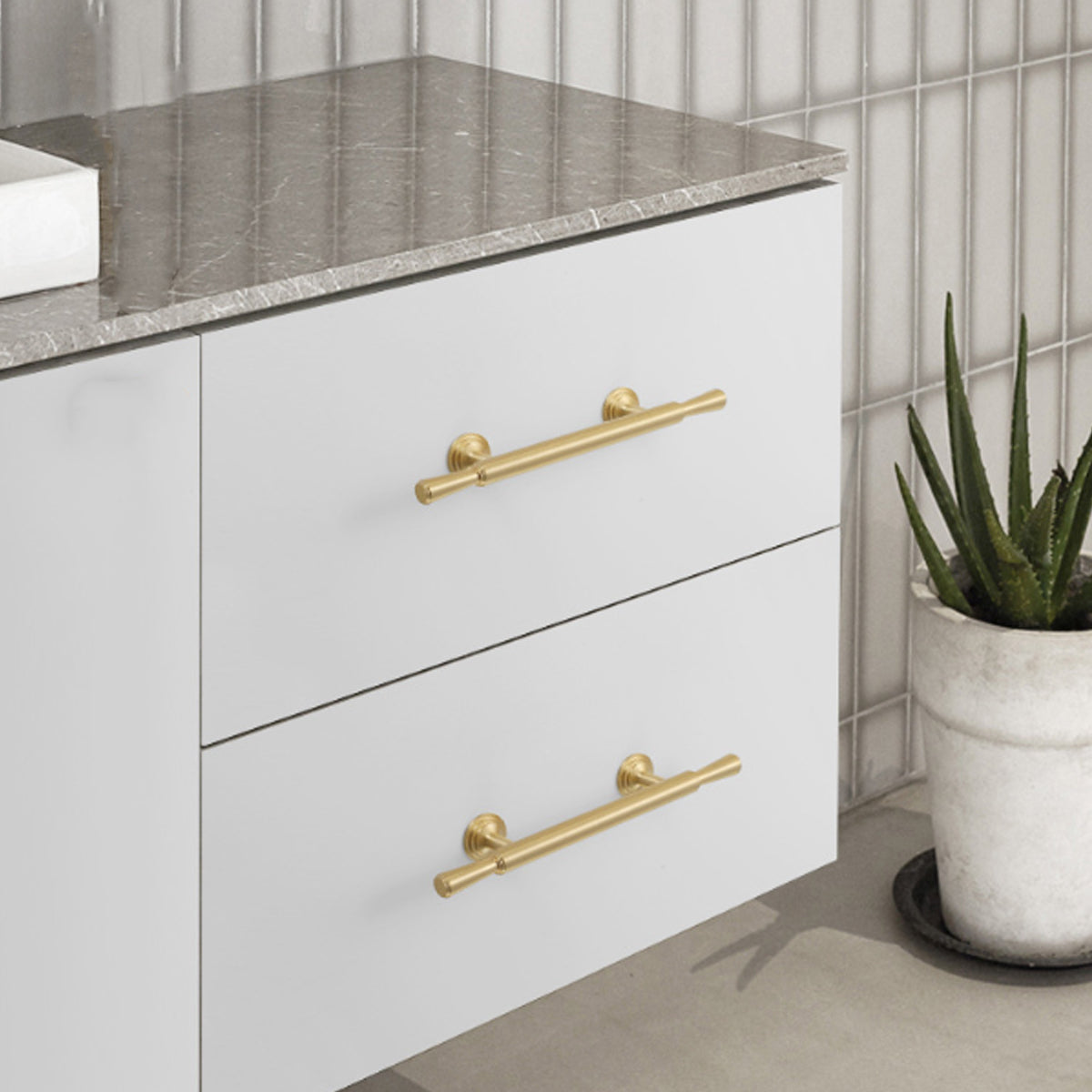 Brass Cupboard & Cabinet Door Pull Handle 80-314mm