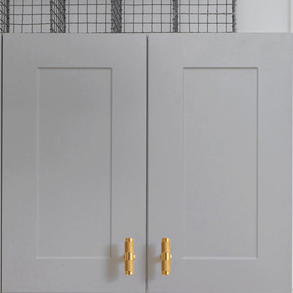 Copper Cabinet Handles with Textured Anti-Slip Grip