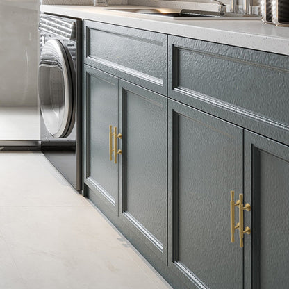 American Style Cabinet Handle in Black or Gold