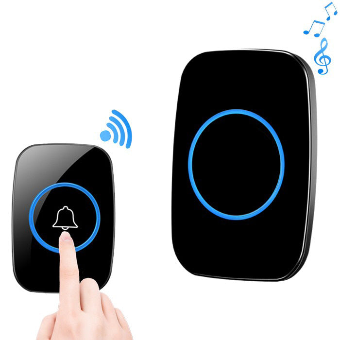 Wireless Waterproof Doorbell with 1/2 Plug-in Receivers