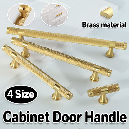 Copper Cabinet Handles with Textured Anti-Slip Grip