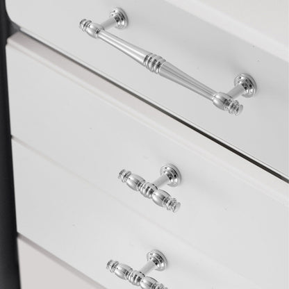 Silver Alloy Cabinet Handle with Polished Finish