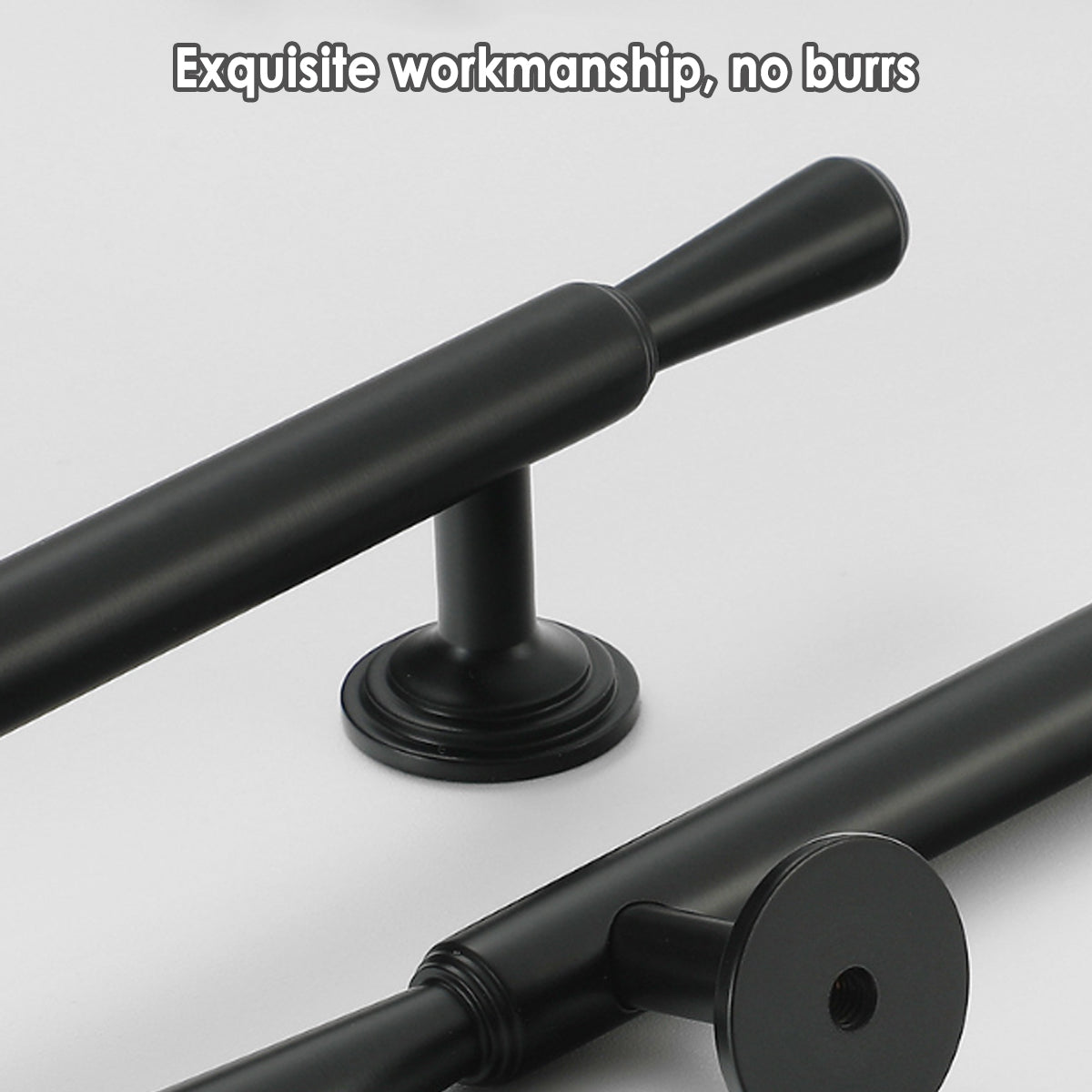 Black Cupboard & Cabinet Door Pull Handle 80-314mm