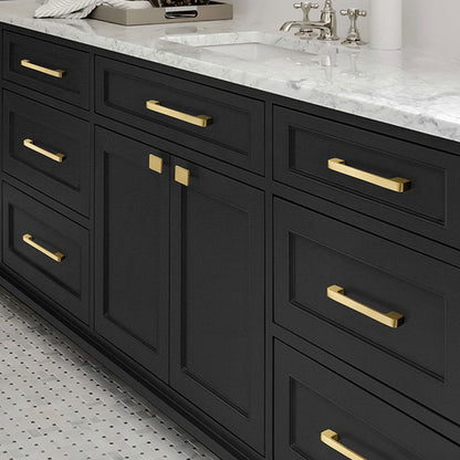 Gold All-Copper Cabinet Handle for Wardrobes