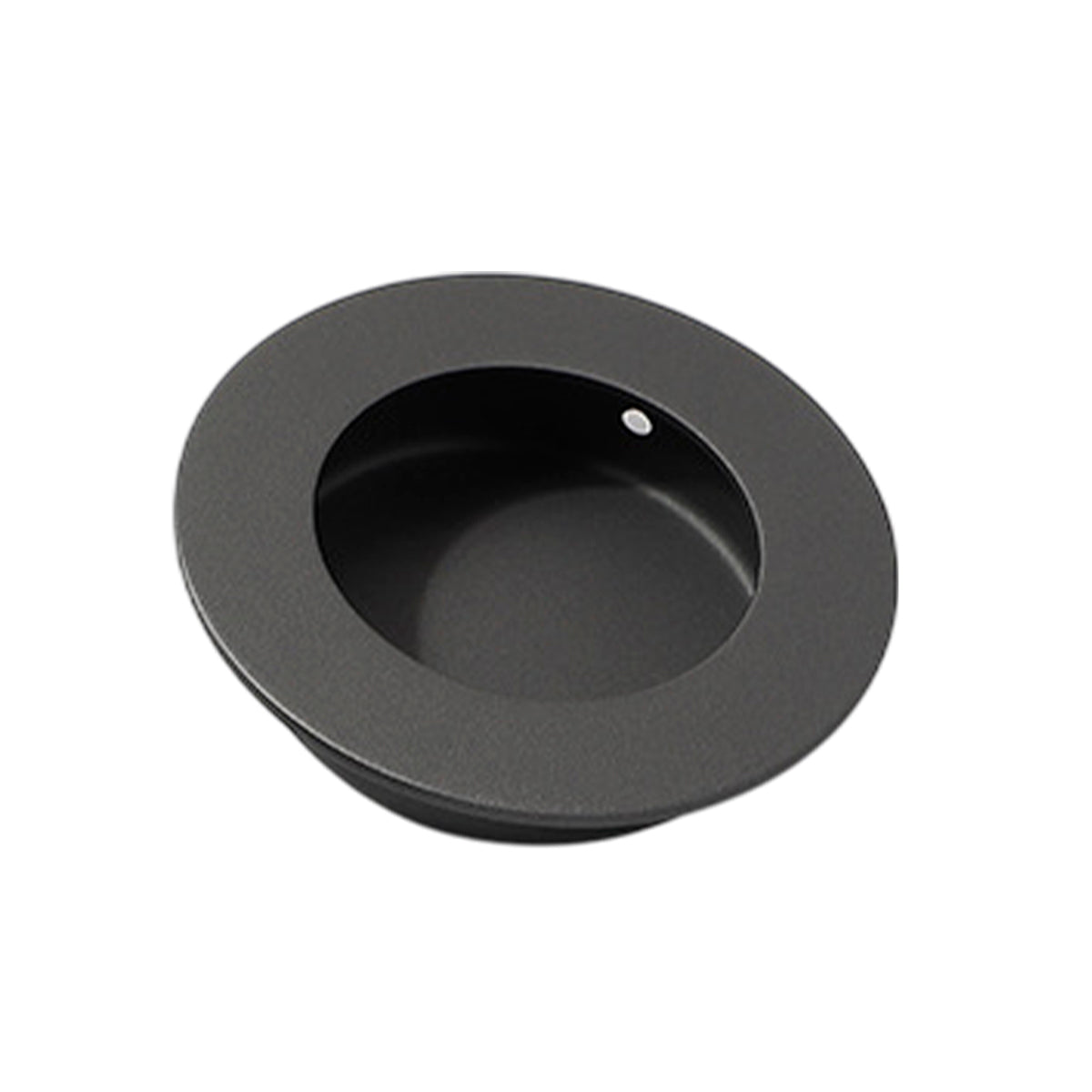 Matte Black 304 Stainless Steel Round Finger Pull For Cabinet & Door 50mm & 65mm