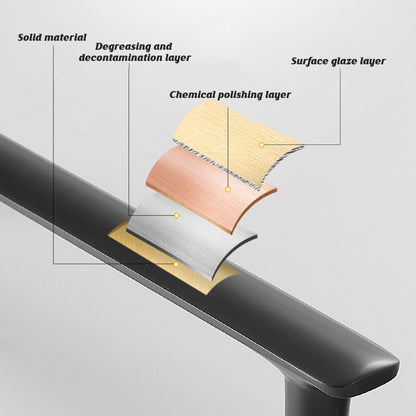 Dark Grey Wardrobe Handle with Matte Finish