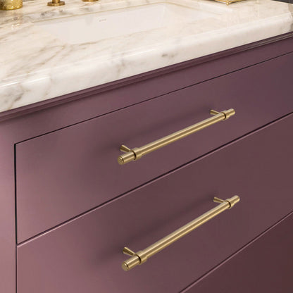 Pure Copper Cabinet Handles with Brushed Finish