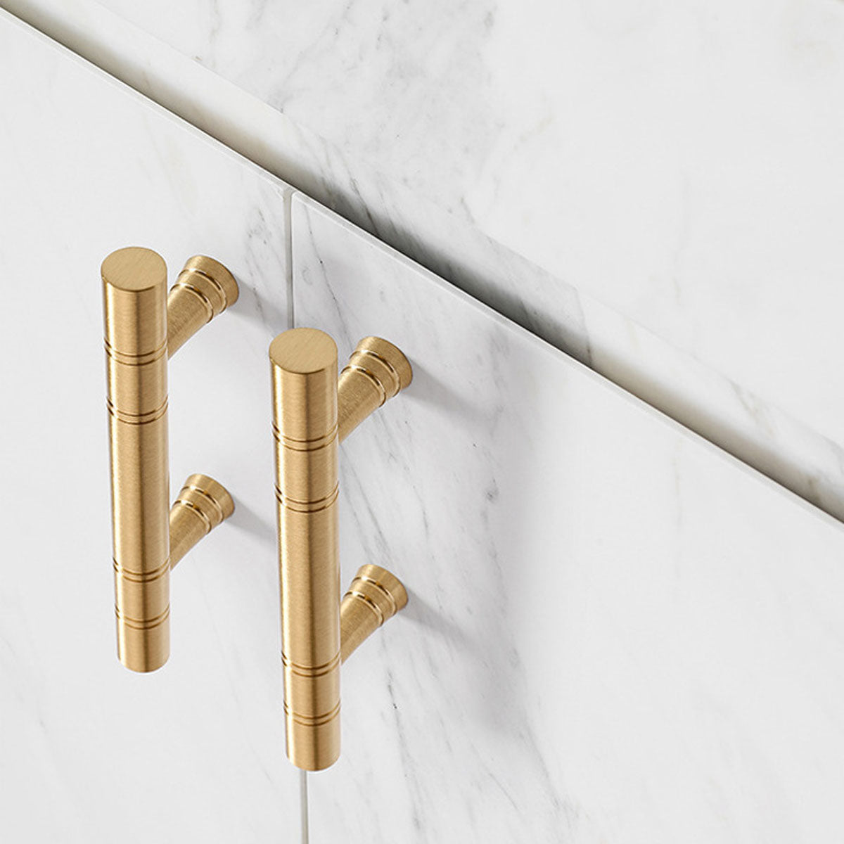 Gold Cabinet Handle with Brass Finish for Cabinets