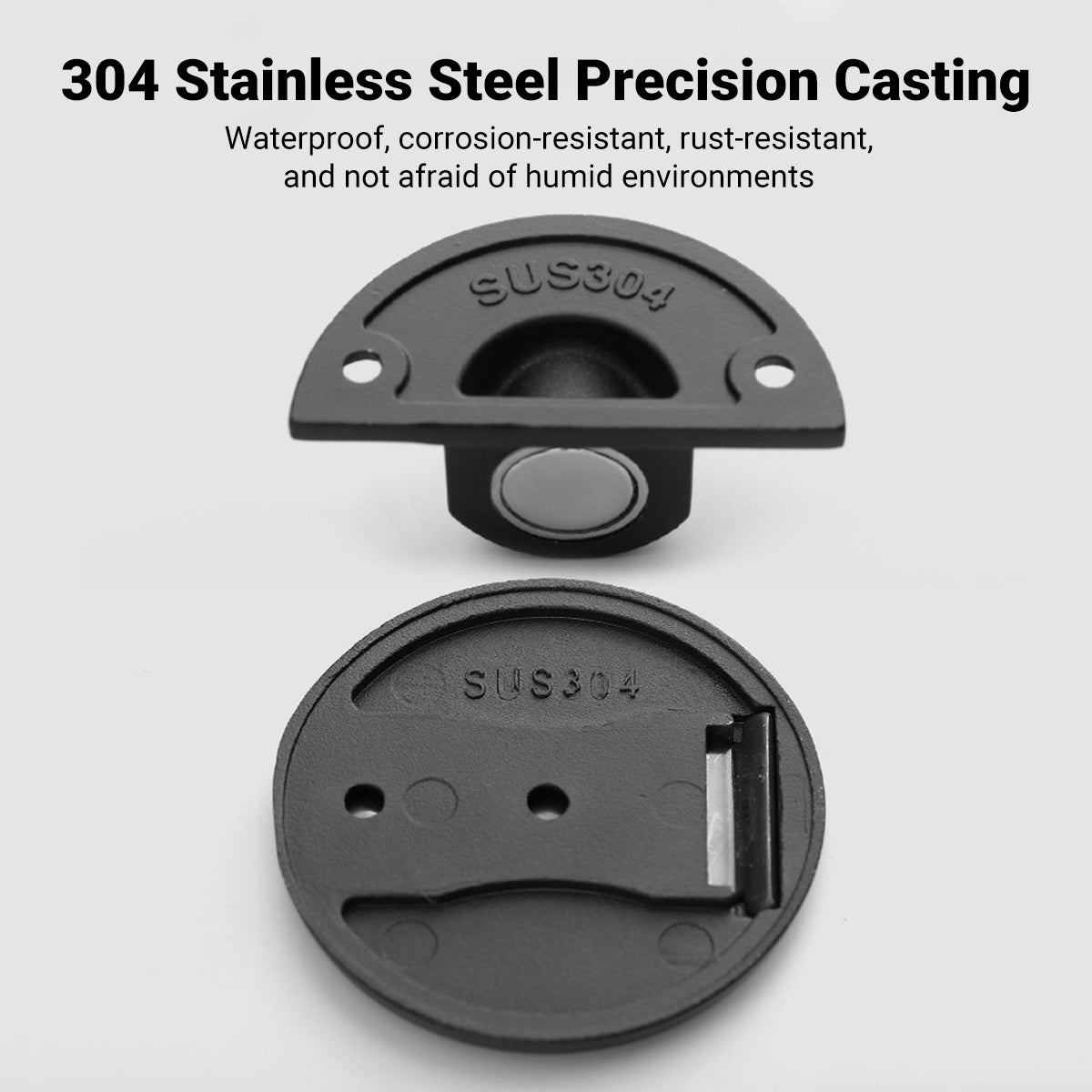 Magnetic Door Stopper Wall or Floor Dual Purpose 304 Steel