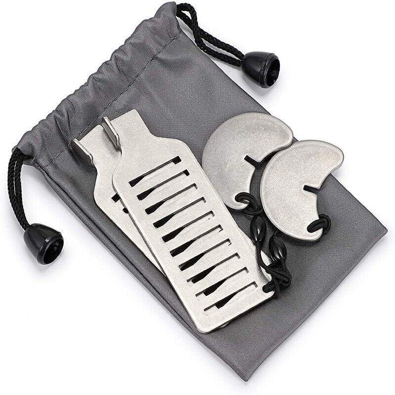 Portable Door Lock with Stainless Steel Bar