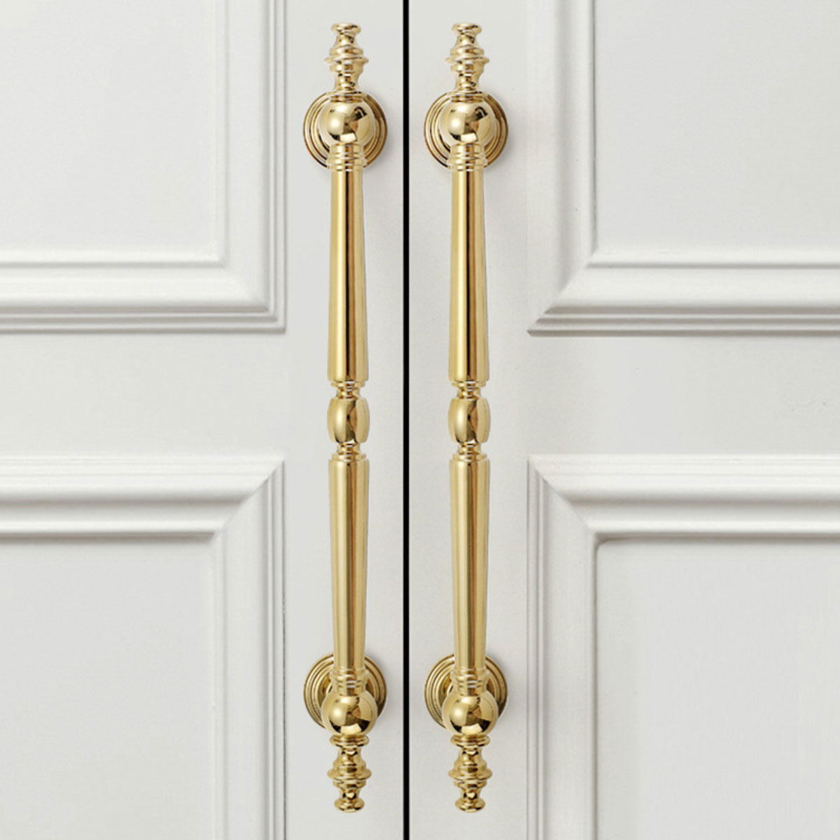 Silver & Gold Brass Cupboard & Cabinet Door Pull & Knob Handle 96-128mm