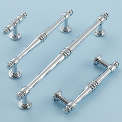 Silver Alloy Cabinet Handle with Polished Finish