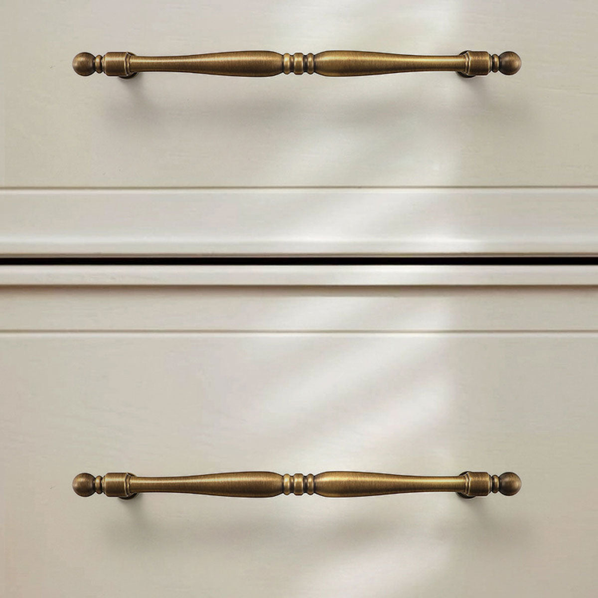 Antique Brass Cupboard & Cabinet Door Pull Handle 96-192mm