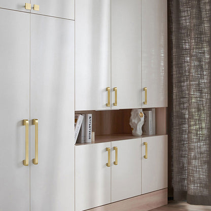 Gold All-Copper Cabinet Handle for Wardrobes