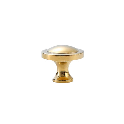 Solid Brass Cabinet Handle with Gold or Silver Finish