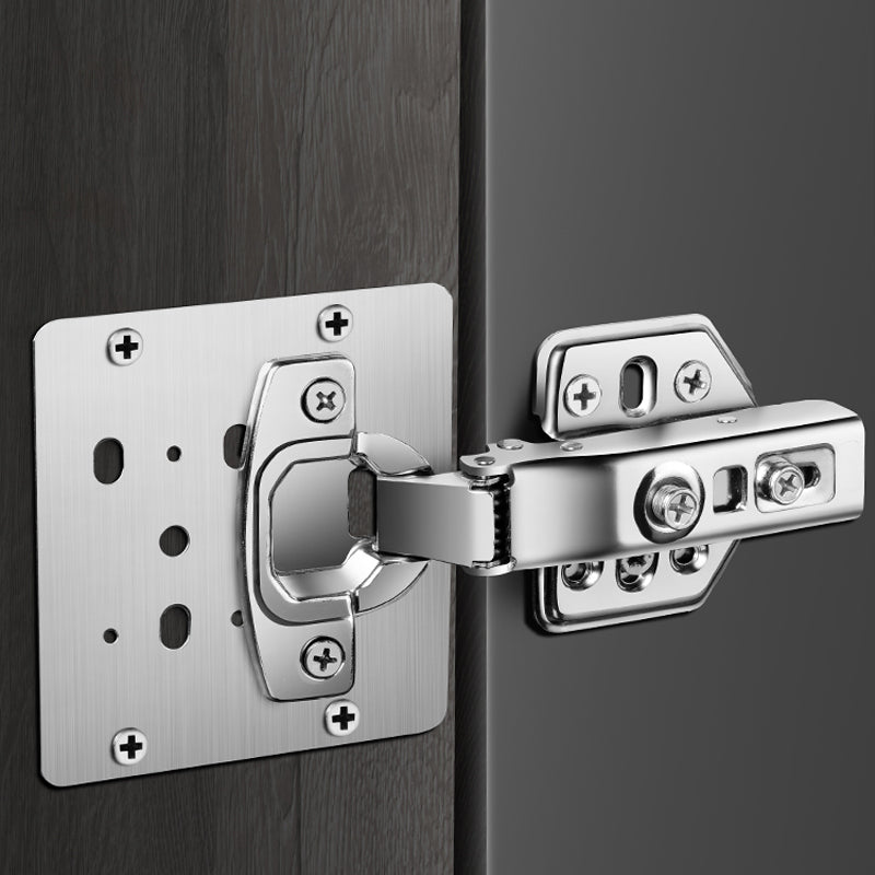 Silver Rust-Resistant Stainless Steel Hinge Repair Plate