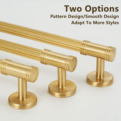 Solid Brass Cabinet Handle with 5 Hole Distances