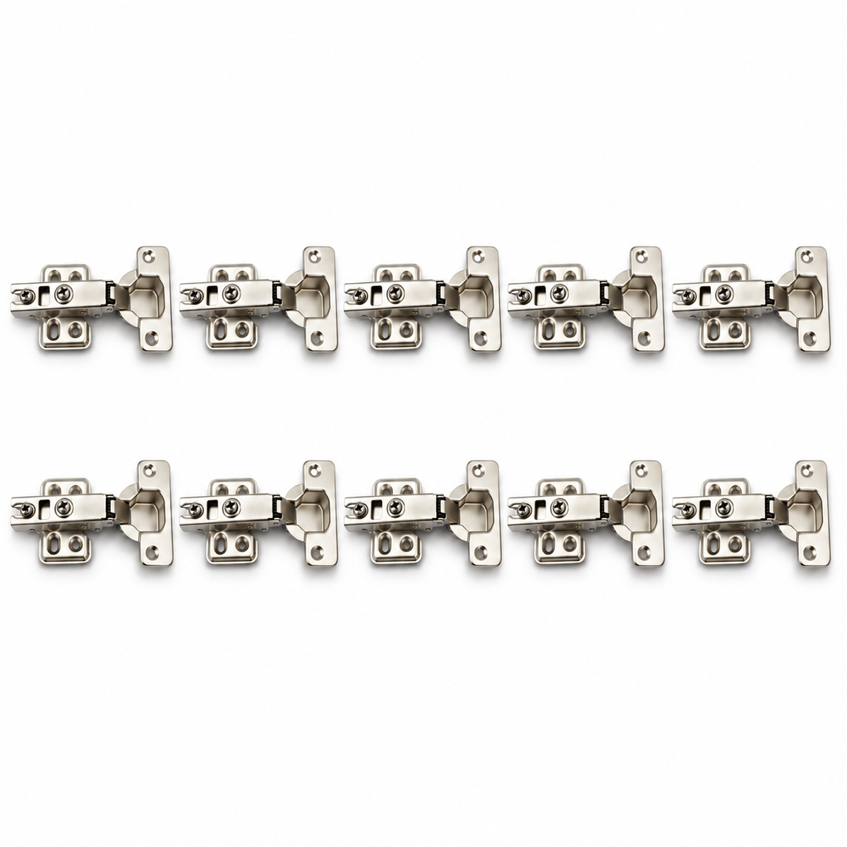 10 Pcs Soft Close Door Hinges for Full Overlay