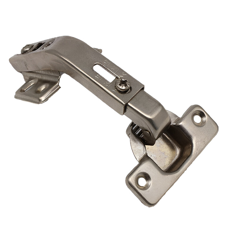 Silver Electroplated Steel Cabinet Corner Door Hinge 135 Degree