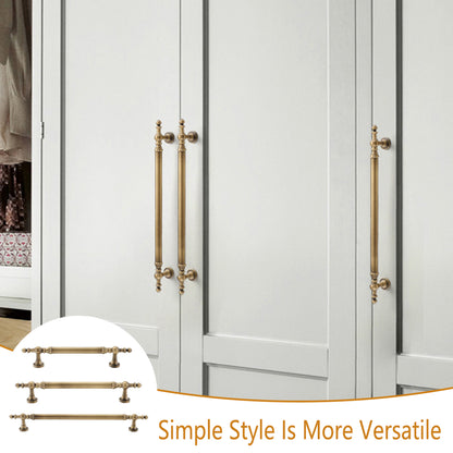 Bronze Cabinet Door Handle Retro American Style Drawer Pull for Wardrobe Cabinet