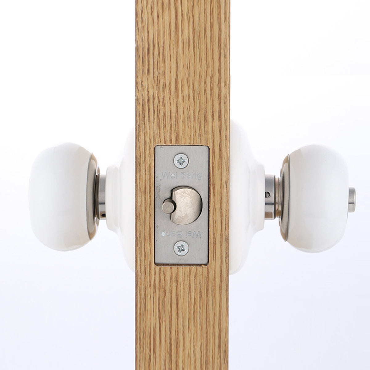 Metallic Ceramic Finish Stainless Steel Door Knob Lock Set