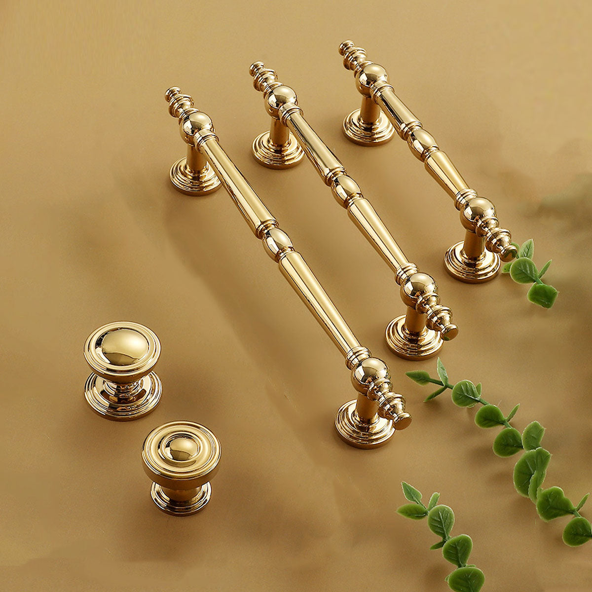 All-Copper Wardrobe Handle with 96/128mm Spacing