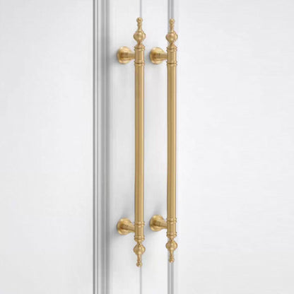 Full Copper Door Handle with Electroplated Finish 16–224mm