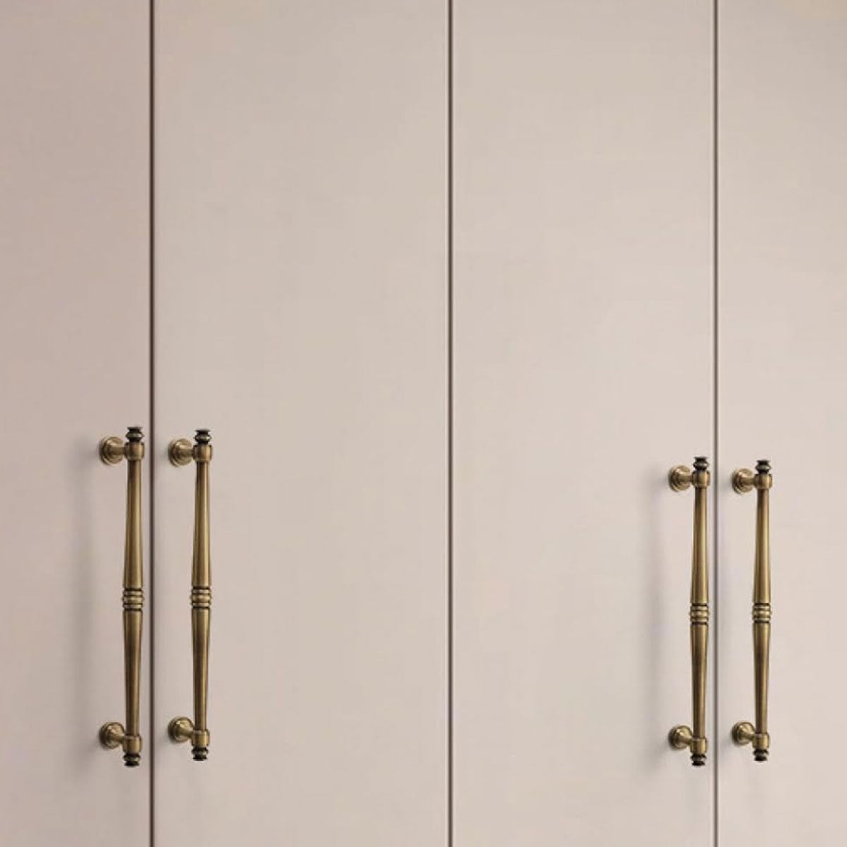 Antique Brass Cupboard & Cabinet Door Pull Handle 4 Sizes