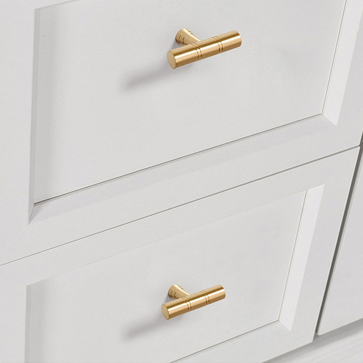 Brushed Brass Cupboard & Cabinet Door Pull Handle 50-192mm