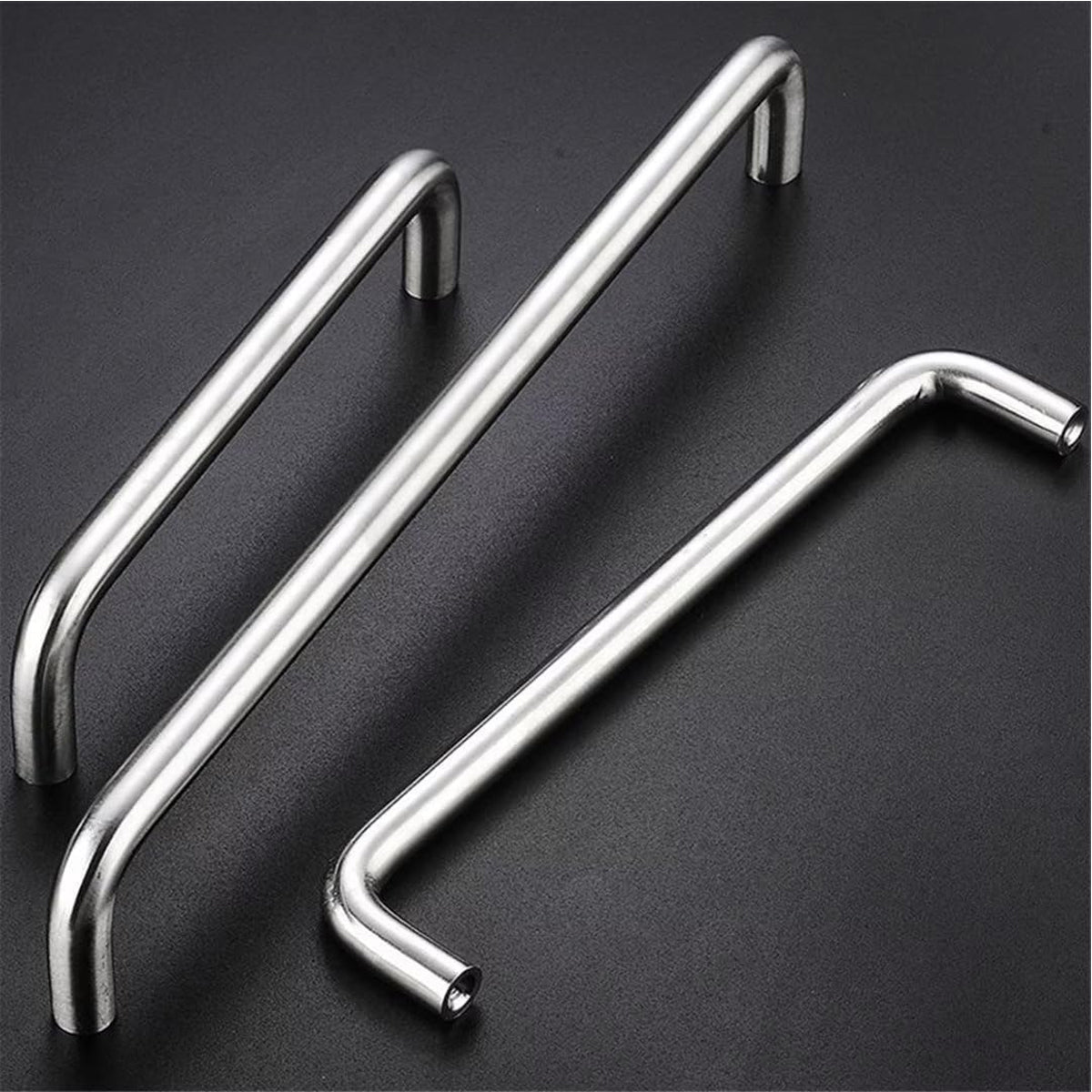 Brass Cabinet Pull Handles in Gold and Silver