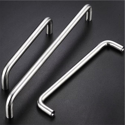 Brass Cabinet Pull Handles in Gold and Silver