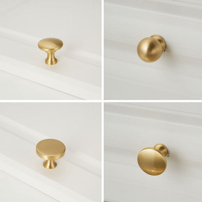 Solid Brass Cabinet Handle with 5 Hole Distances