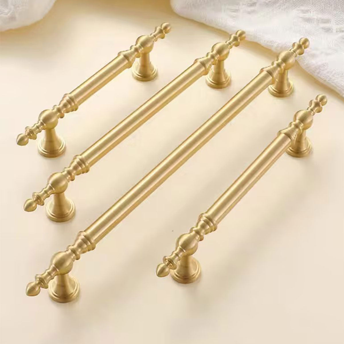 Bright Gold Brass Cupboard & Cabinet Door Pull Handle 16-224mm