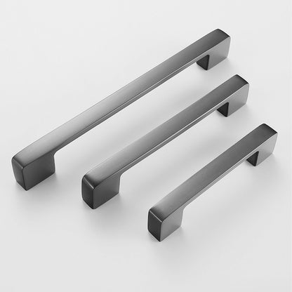 Dark Grey Wardrobe Handle with Matte Finish