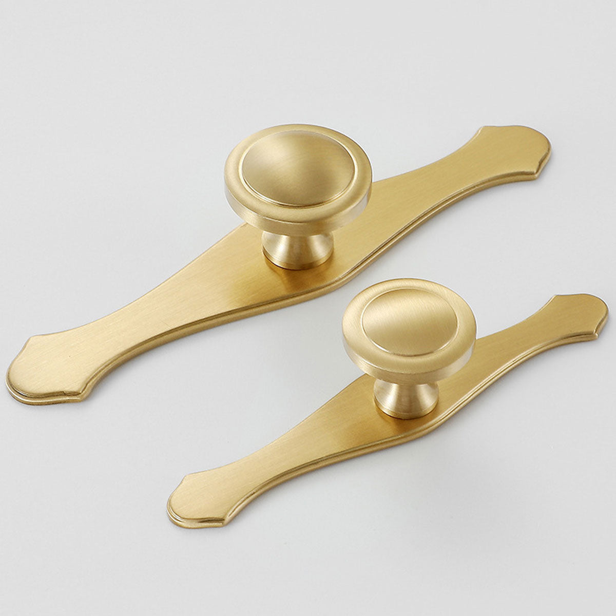 Electroplated Brass Cupboard & Cabinet Door Pull Handle 144mm