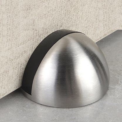 45mm Round Floor-Mount Door Stop with Rubber Bumper
