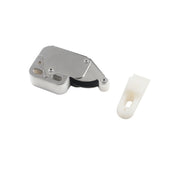 Silver Nickel-Plated Steel Elephant Trunk Cabinet Door Latch