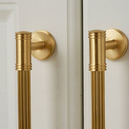 Solid Brass Cabinet Handle with 5 Hole Distances