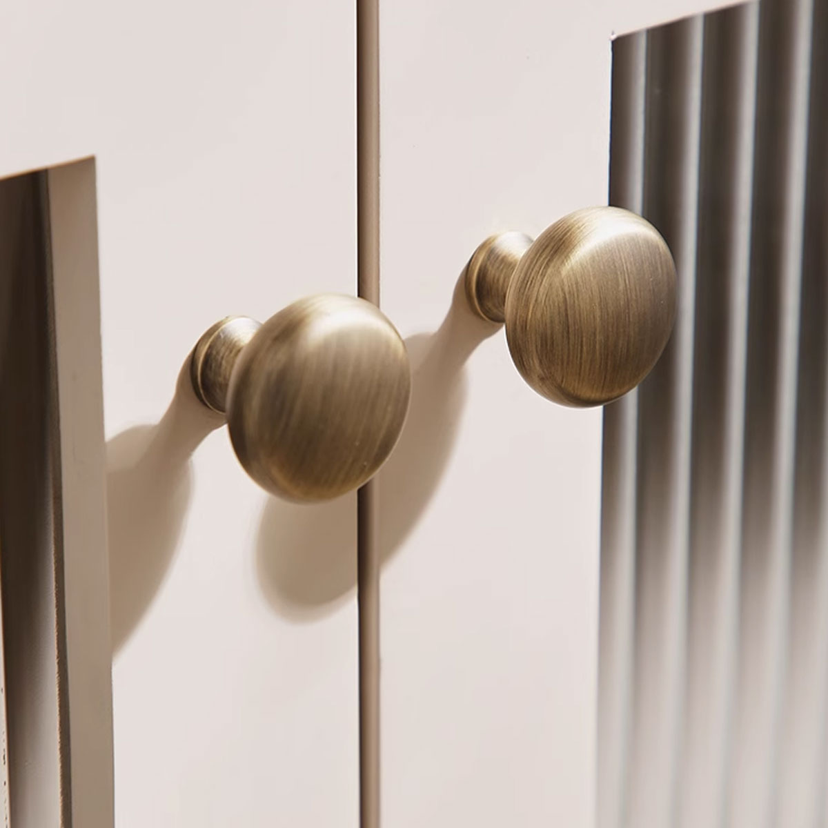 Vintage Cabinet Handle in Antique Brass for Cabinets