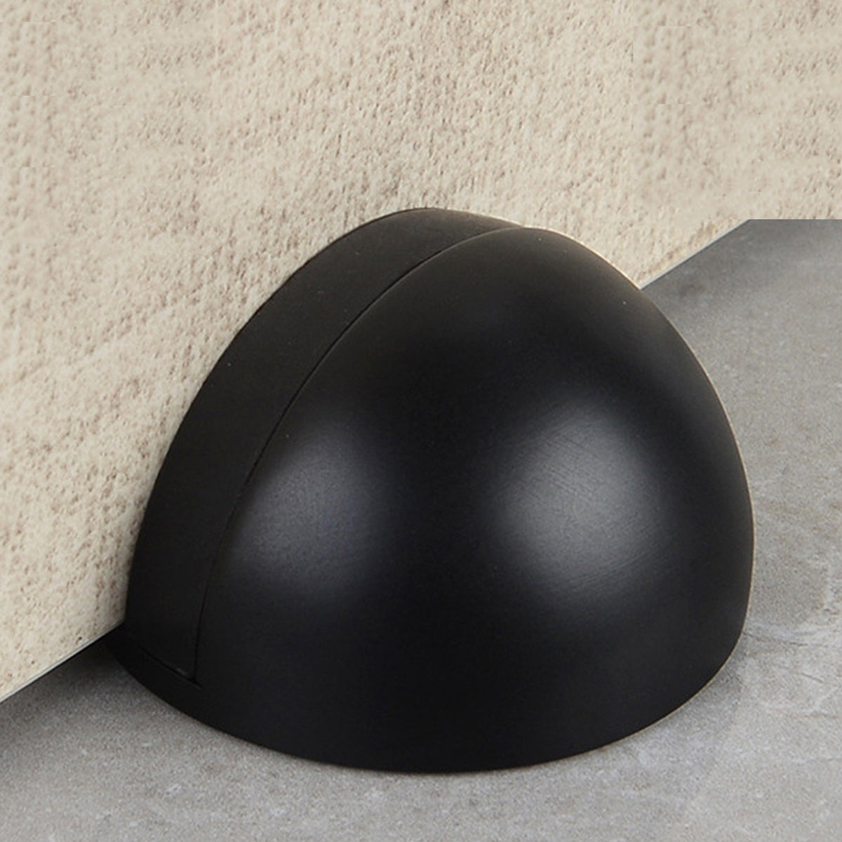 Black Stainless Steel Floor-mounted Stoppers 45x45x27mm