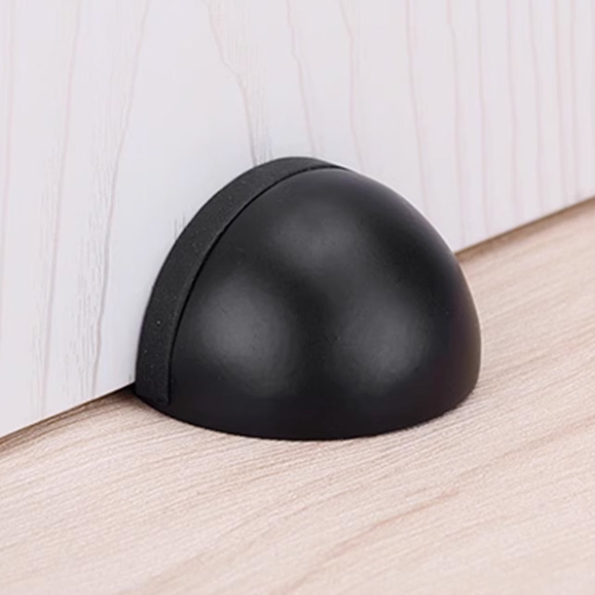 Black Stainless Steel Floor-mounted Stoppers 45x45x27mm