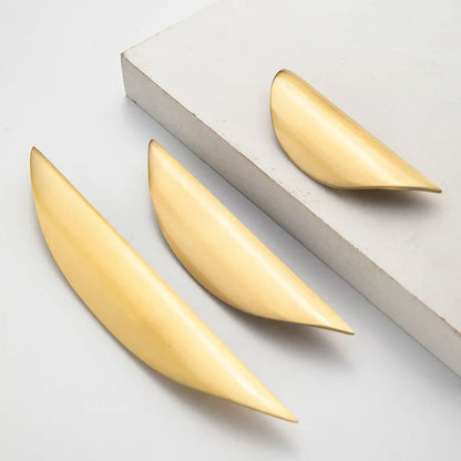 Multi-Size Pure Copper Cabinet Door Handle Electroplated