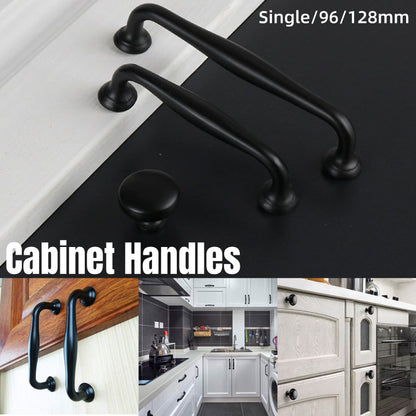 Vintage Black Solid Copper Cabinet Handle